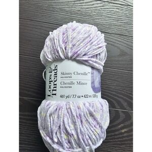 Loops & Threads Skinny Chenille Yarn Beetle Multi 7.7oz 461yd Medium 4 Polyester